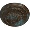 Ekena Millwork Saverne Ceiling Medallion, Hand-Painted Bronze Blue Patina, 18 1/2"W x 13 1/2"H x 1 7/8"P CM18SABBS - alternate 2